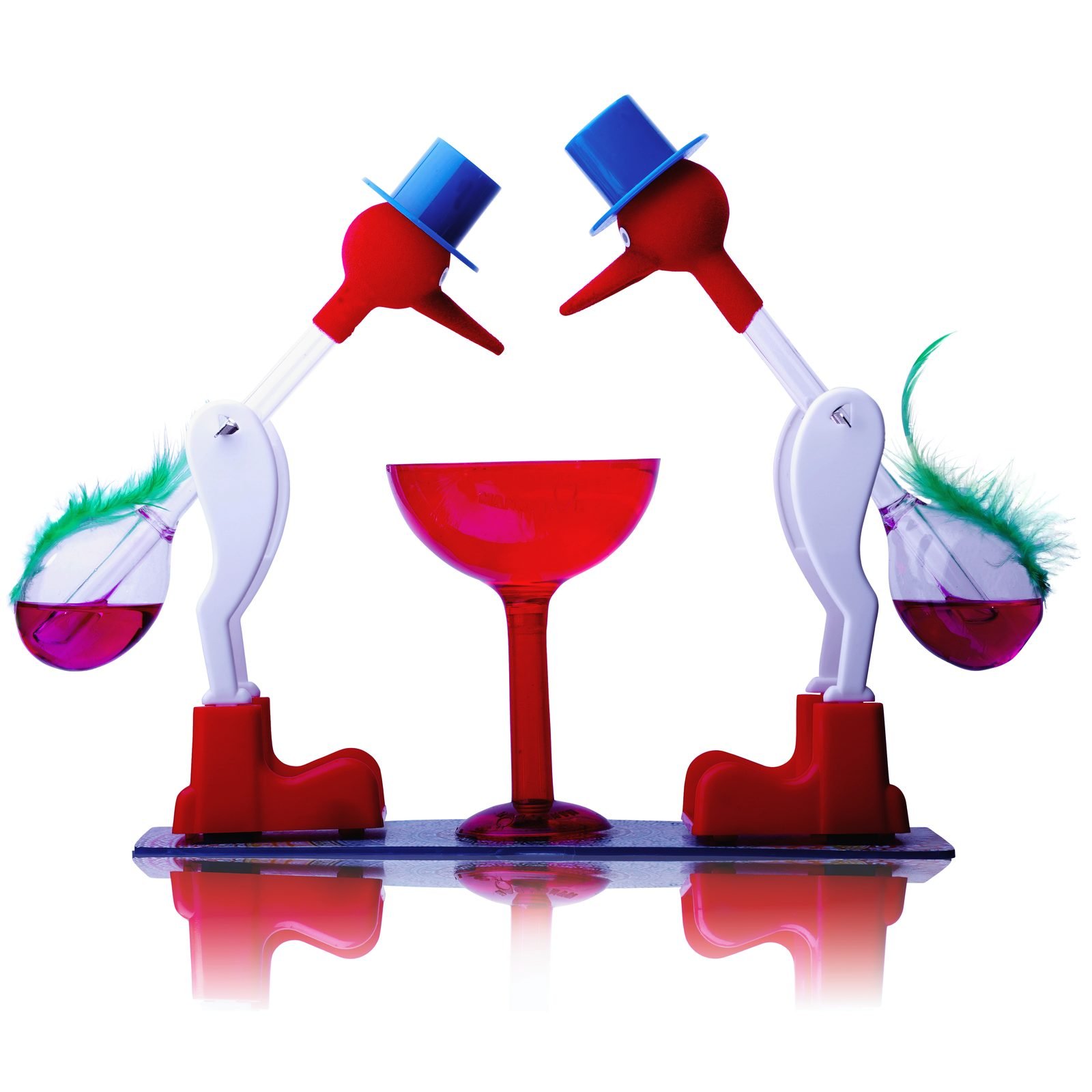 MANGO PIE Rangoli Drinking Bird Red