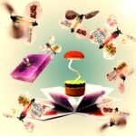 MANGO PIE Kid Exploding Flying Butterfly Purple Colour Box with 8 Pcs Butterfly, Birthday Burger Lamp